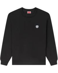 KENZO - Cotton Sweatshirt With Happy Tiger" Embroidery - Lyst
