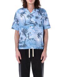 Palm Angels - Sunset Bowling Shirt - Lyst