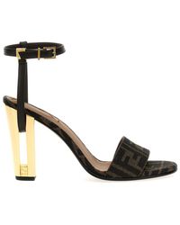 Fendi - 'Delfina' Sandals - Lyst