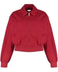 Prada - Cotton Bomber Jacket - Lyst