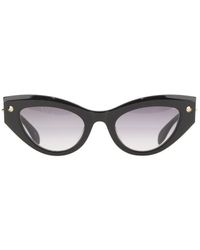 Alexander McQueen - Cat-eye Sunglasses Spike Studs - Lyst