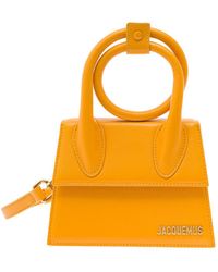 Jacquemus - 'Le Chiquito Noeud' Crossbody Bag With Logo Detail - Lyst