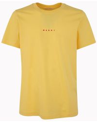 Marni - Orange Other Materials T-shirt - Lyst