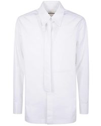 Jil Sander - Shirt With Tie - Lyst