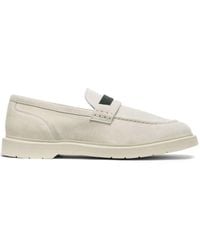 Brunello Cucinelli - Suede Penny Loafers - Lyst