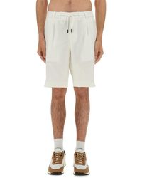 BOSS - Short "L-Peetl-Pl-Rds-S-252" - Lyst