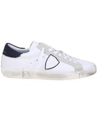Philippe Model - Leather And Suede Sneakers - Lyst
