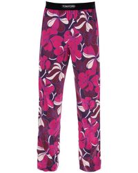 Tom Ford - Pajama Pants In Floral Silk - Lyst