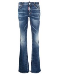 DSquared² - Indigo Blue Cotton Stretch Jeans - Lyst