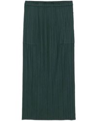 Pleats Please Issey Miyake - New Colorful Basics 3 Long Skirt - Lyst