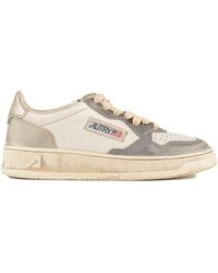 Autry - Medalist Low Super Vintage And Leather Sneakers - Lyst
