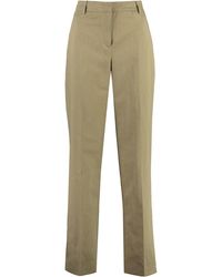 PT01 - Ambra Cotton-linen Trousers - Lyst