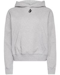JW Anderson - Anchor-Embroidered Hoodie - Lyst