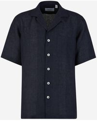 Lardini - Pocket Linen Shirt - Lyst