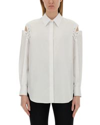 Alexander McQueen - Cocoon Shirt With Cut-Out Details - Lyst