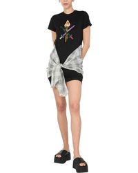 Opening Ceremony - "word Torch Hybrid" T-shirt Dress - Lyst