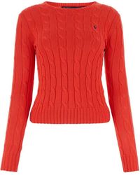 Polo Ralph Lauren - Cotton Cable-knit Sweater - Lyst
