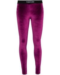 Tom Ford - Leggings With Logo Band - Lyst