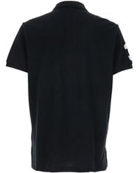 Polo Ralph Lauren - "Custom Slim Fit" Polo Shirt With Pony Maxi Embroidery On The Front And Numeric Detail On The Sleeve - Lyst