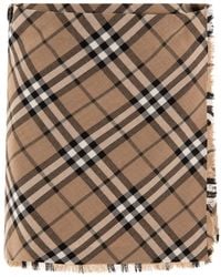 Burberry - Check Wool Blend Mini Kilt - Lyst