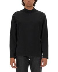 Courreges - T-Shirt With Subtle Logo - Lyst