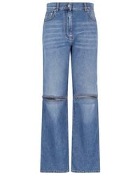 JW Anderson - Cut-out Detail Jeans - Lyst