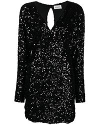 P.A.R.O.S.H. - Sequin-embellished Minidress - Lyst