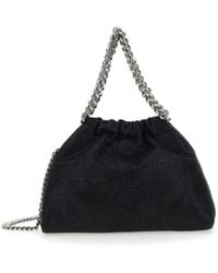 Stella McCartney - 'Falabella Mini' Handbag With Chain Shoulder Strap And Pendant With Logo - Lyst