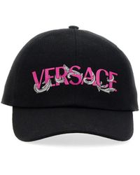 Versace - Baseball Cap With Print - Lyst