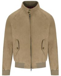 Baracuta - G9 Suède Storm Bomber Jacket - Lyst