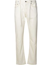 A.P.C. - 'Sureau' Ivory Cotton Jeans - Lyst