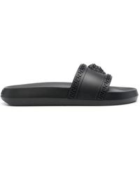 Versace clearance slides silver