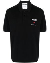 Moschino - Polo Shirt With Embroidery - Lyst