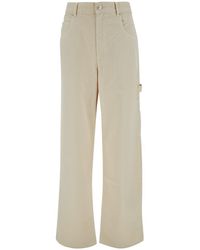 Isabel Marant - 'Bymara' Five-Pocket Jeans With Logo Patch - Lyst