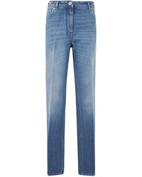 Versace - Pant Denim Stone Wash Denim Fabric With Special Compund Clothing - Lyst