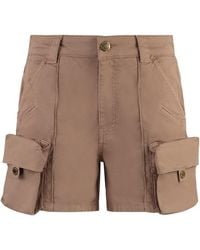 Pinko - Porta Cotton Cargo-Shorts - Lyst