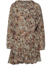 Isabel Marant - 'Tharya' Silk Dress - Lyst