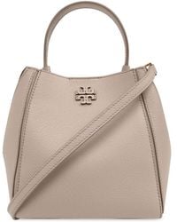 Tory Burch - Bucket Bag With Embossed Logo - Lyst