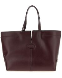 Tod's - Tod Tote Bag Bordeaux - Lyst