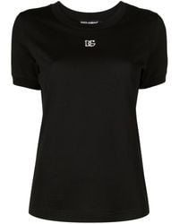 Dolce & Gabbana - T-Shirt With Dg - Lyst
