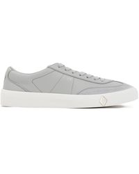 Dior Leather Sneakers Shoes - Gray