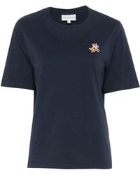 Maison Kitsuné - Speedy Fox Cotton T-Shirt - Lyst