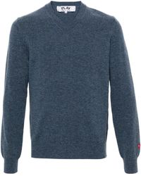 COMME DES GARÇONS PLAY - Sweater Small Emblem Knit - Lyst