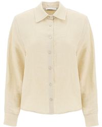 MVP WARDROBE - 'malibu' Cotton Linen Shirt - Lyst