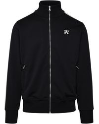 Palm Angels - Pa Monogram Sweatshirt In Black Polyester - Lyst