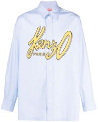 KENZO - Archive Logo Ov Shirt - Lyst