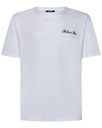 Balmain - Cotton T-Shirt - Lyst