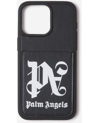 Palm Angels - Iphone 15 Pro Logo Case - Lyst