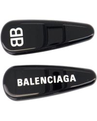 Balenciaga Angie Hair Clip in Black | Lyst