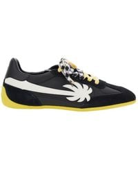 Palm Angels - 'Pa 5' Low Top Sneakers With Logo Patch On The Tongue And Contrasting Heel With Logo - Lyst